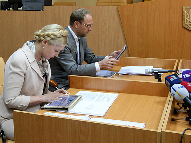 Тимошенко с iPad