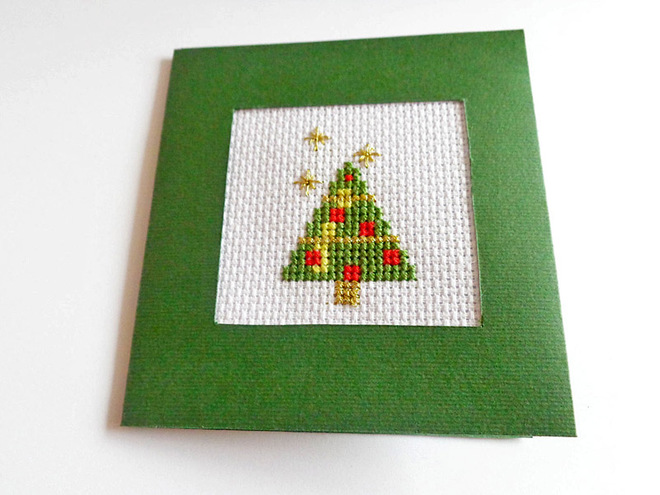 Новорічні листівки своїми руками