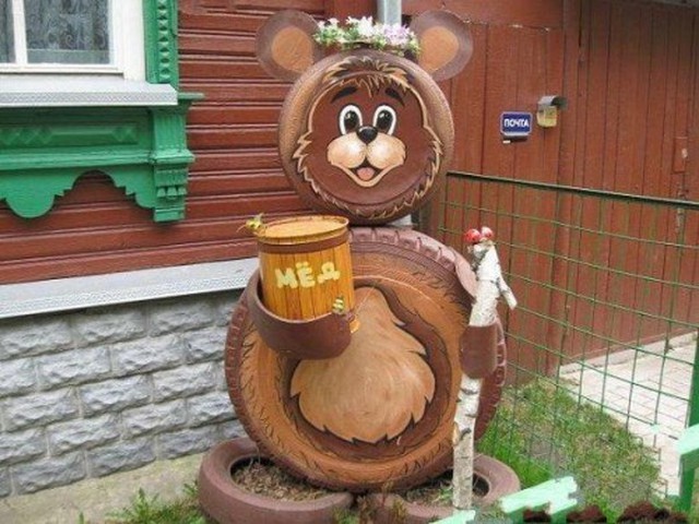 Декор своими руками.медведь