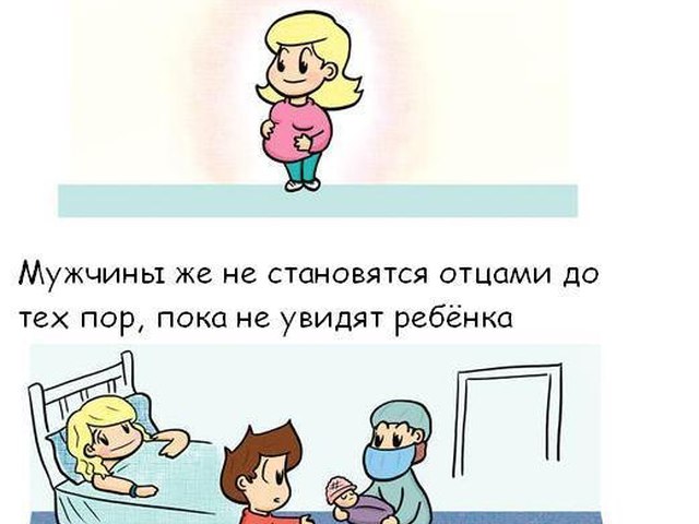 Анекдоты про беременных и роды 100