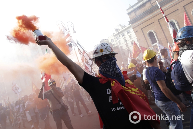 протест в Италии