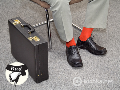 Как нельзя носить носки