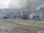 В России горел завод по производству клея