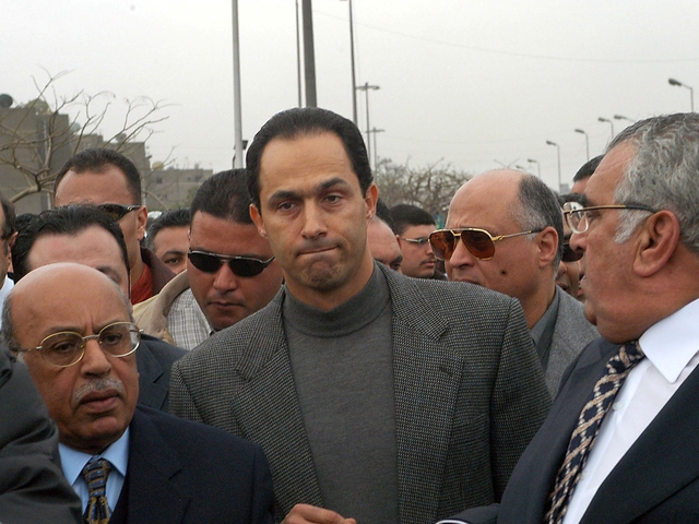 Гамаль Мубарак (в центре)