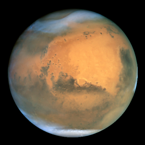 Марс. Снимок телескопа Хаббл