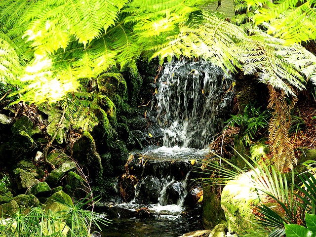 водопад для дачного пруда #4