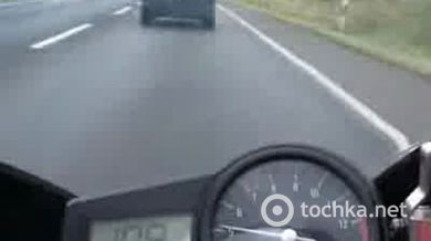 300км в час на мотоцикле!