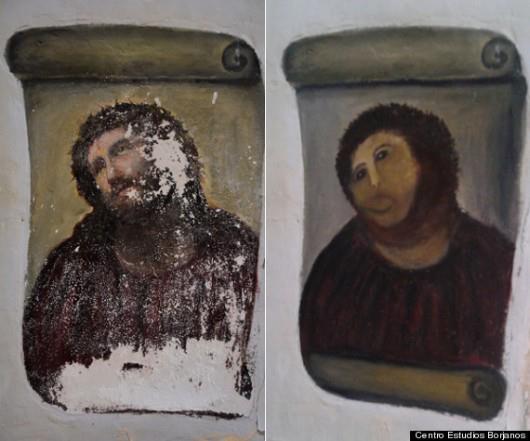 Реставрация фрески