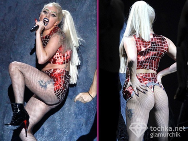 Lady Gaga показала зад на MTV Europe Music Awards