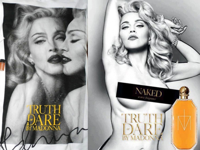 Мадонна оголилась для рекламы