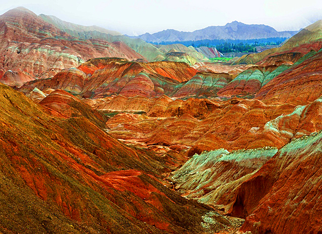 Невероятно, но факт: цветные горы Китая