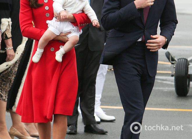 Королівська сім'я в турі по Новій Зеландії