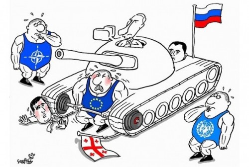 Карикатуры иностранцев на Россию
