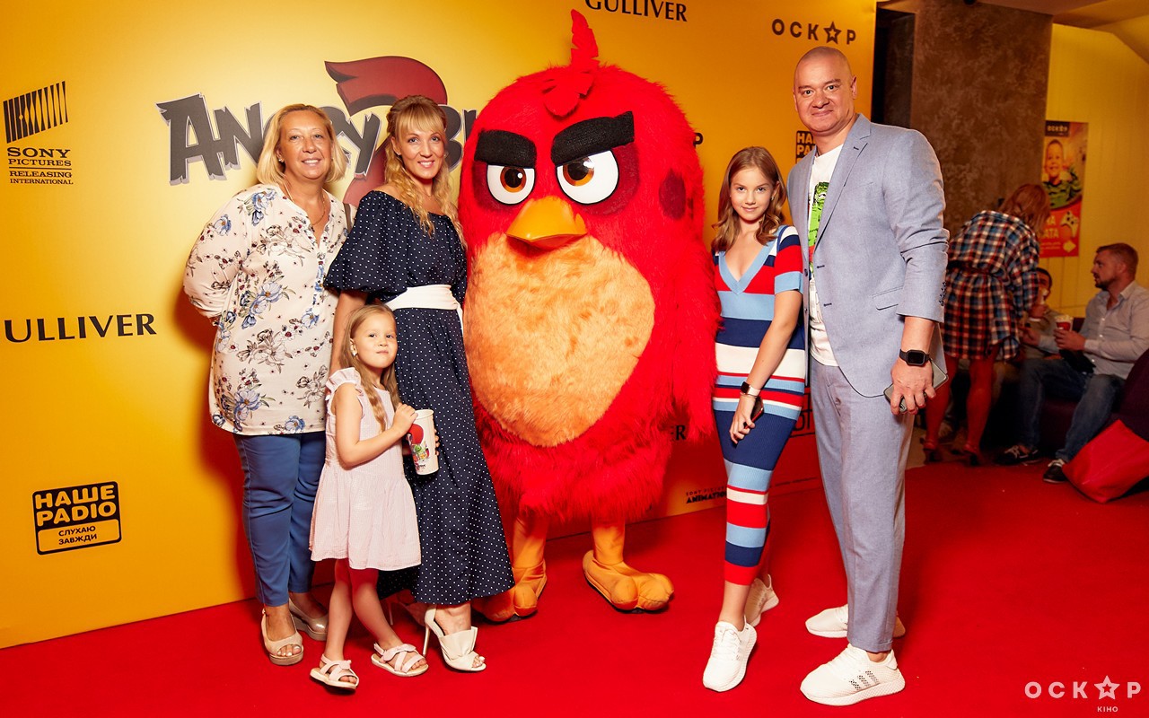 В Киеве состоялась премьера мультфильма "Angry birds в кино 2"