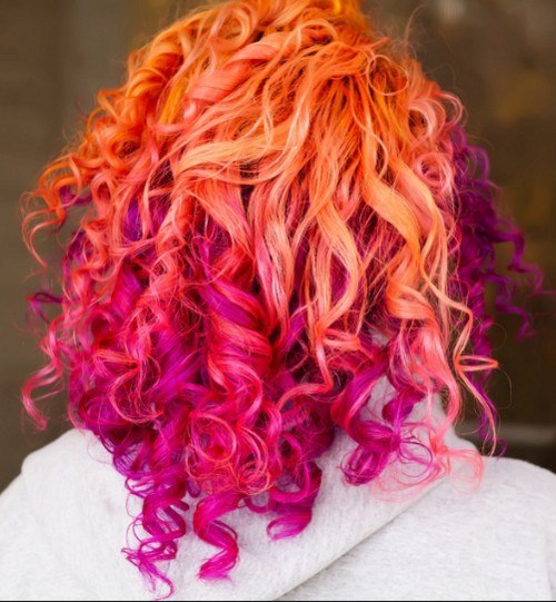 Самые яркие эксперименты с цветом волос