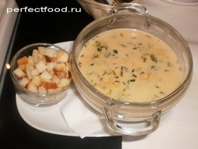 Грибной крем-суп с шампиньонами или лесными грибами