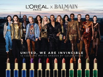 Balmain і L'Oréal Paris помади