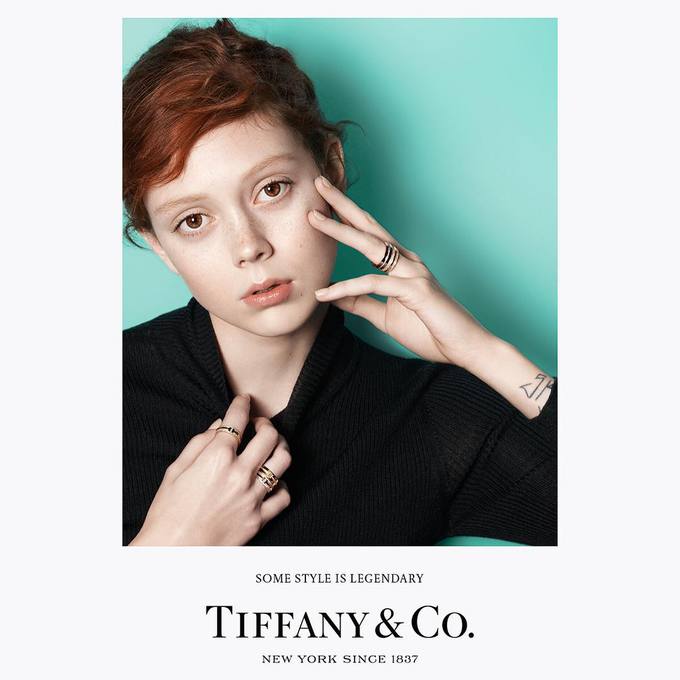 Наталі Вестлінг  для Tiffany&Co