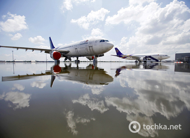 Наводнение в Таиланде, затоплен аэропорт