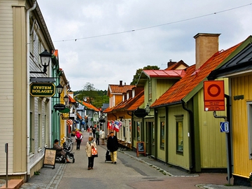 Разноцветные города мира:  Сигтуна, Швеция
