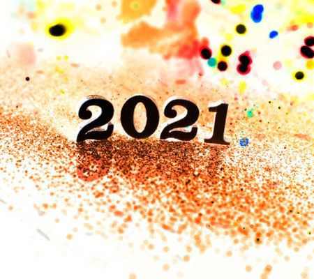 Яркие открытки на Новый год 2021
