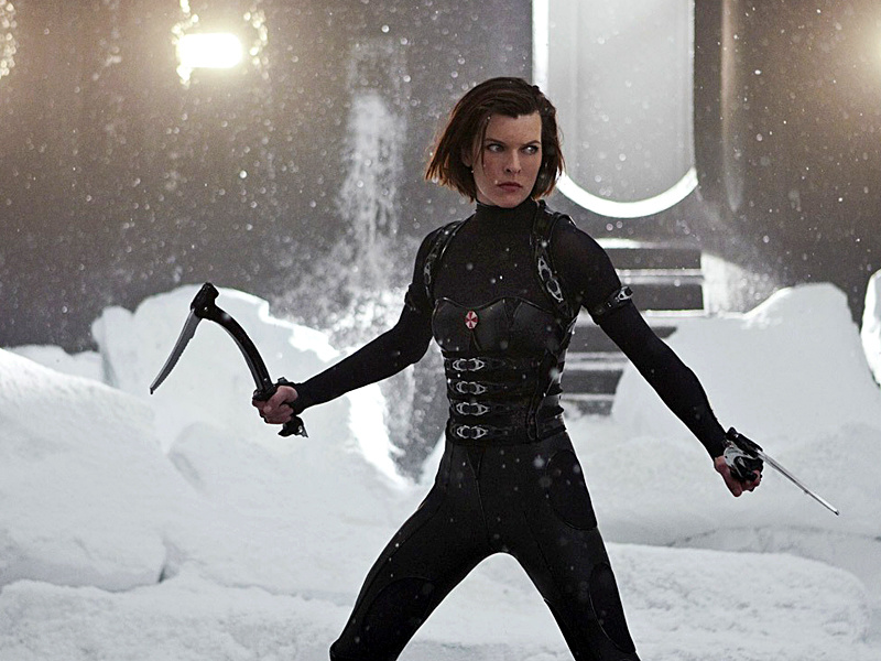 Кадри з фільму Оселя зла 5