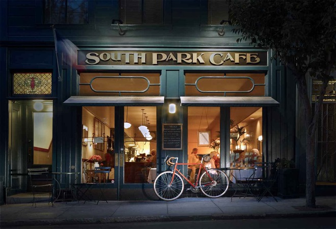 Кінотуризм: Жасмин. South Park Café San Francisco