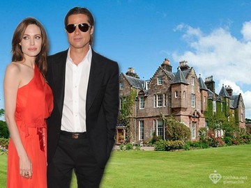 Анджелина Джоли и Брэд Питт арендовали замок