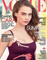 Кара Делевинь для Vogue US