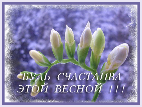 Будь счастлива этой весной