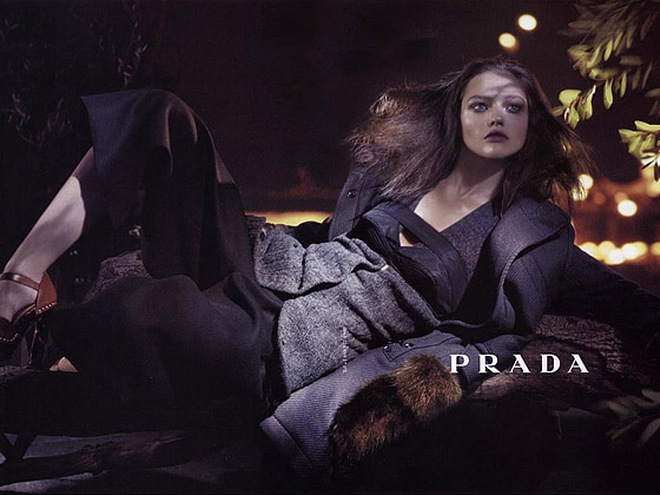 Саша Пивоварова в Prada