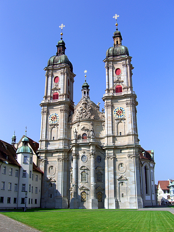 Cамые красивые библиотеки: Библиотека монастыря Святого Галла в Швейцарии