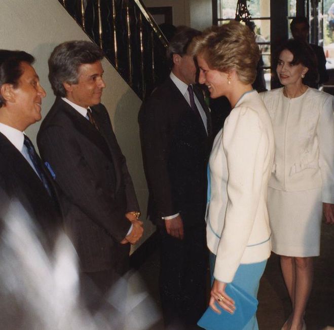 Валентино Гаравани, Джанкарло Джамметти и принцесса Диана