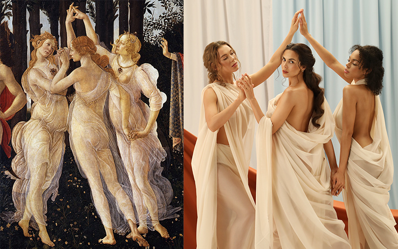 Настя Каменских воспроизвела шедевры великих художников в новом клипе "Обіцяю"