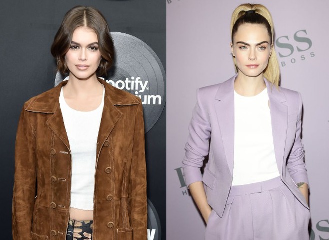 Кайя Гербер и Кара Делевинь