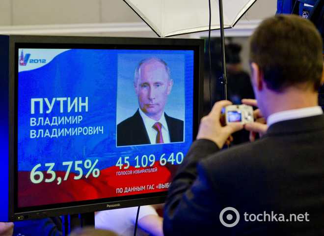 На виборах у Росії переміг Путін