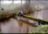 в воду