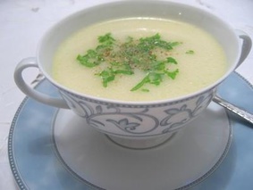 Суп-крем из цветной капусты с рисом