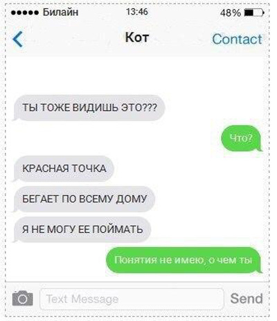 Прикольные смс переписки
