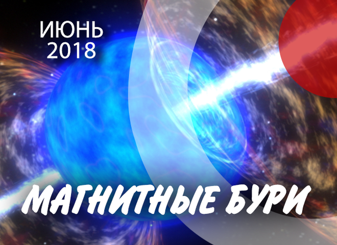 Магнитные бури в июне 2018