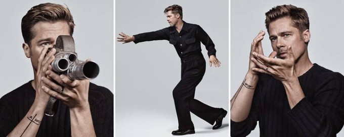 Брэд Питт для T Magazine Men's Fashion Fall 2016