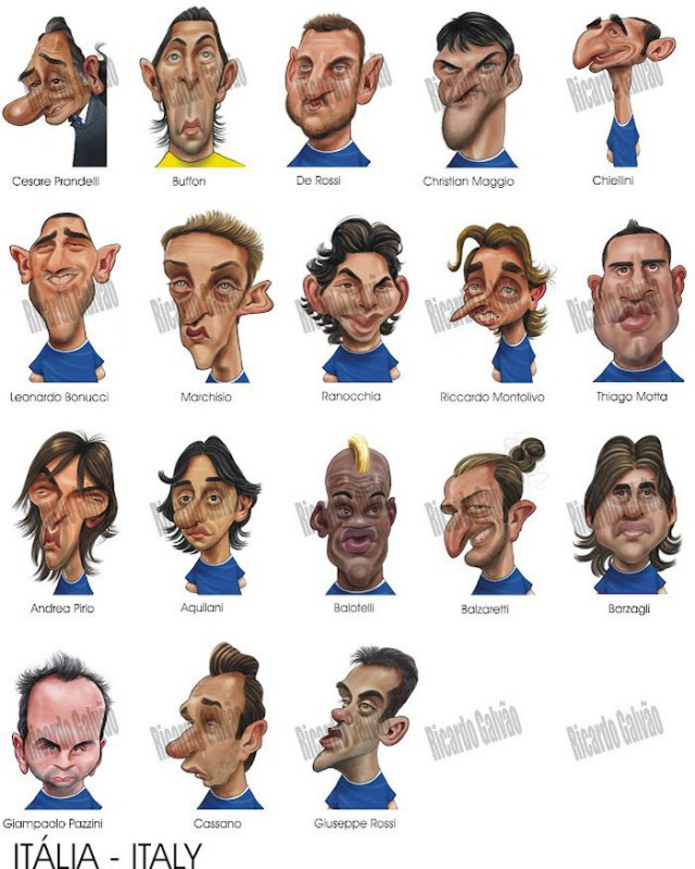 Смешные карикатуры на сборные Евро 2012