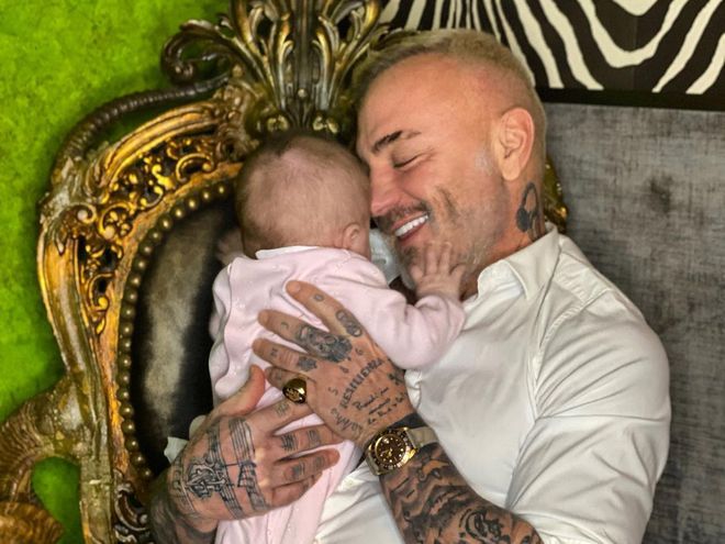 Джанлука Ваккі з донькою