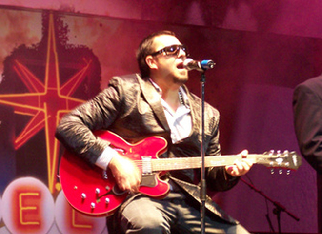 Алексей Большой с друзьями-музыкантами