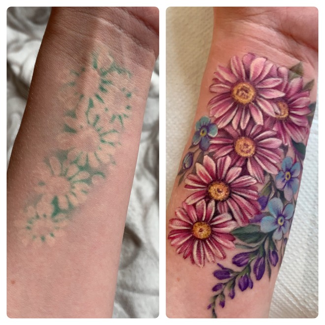 Татуировка Яны Глущенко