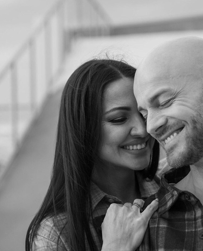 Влад Яма с женой Лилианой