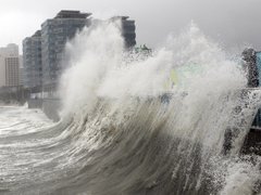 Тайфун в Южной Корее