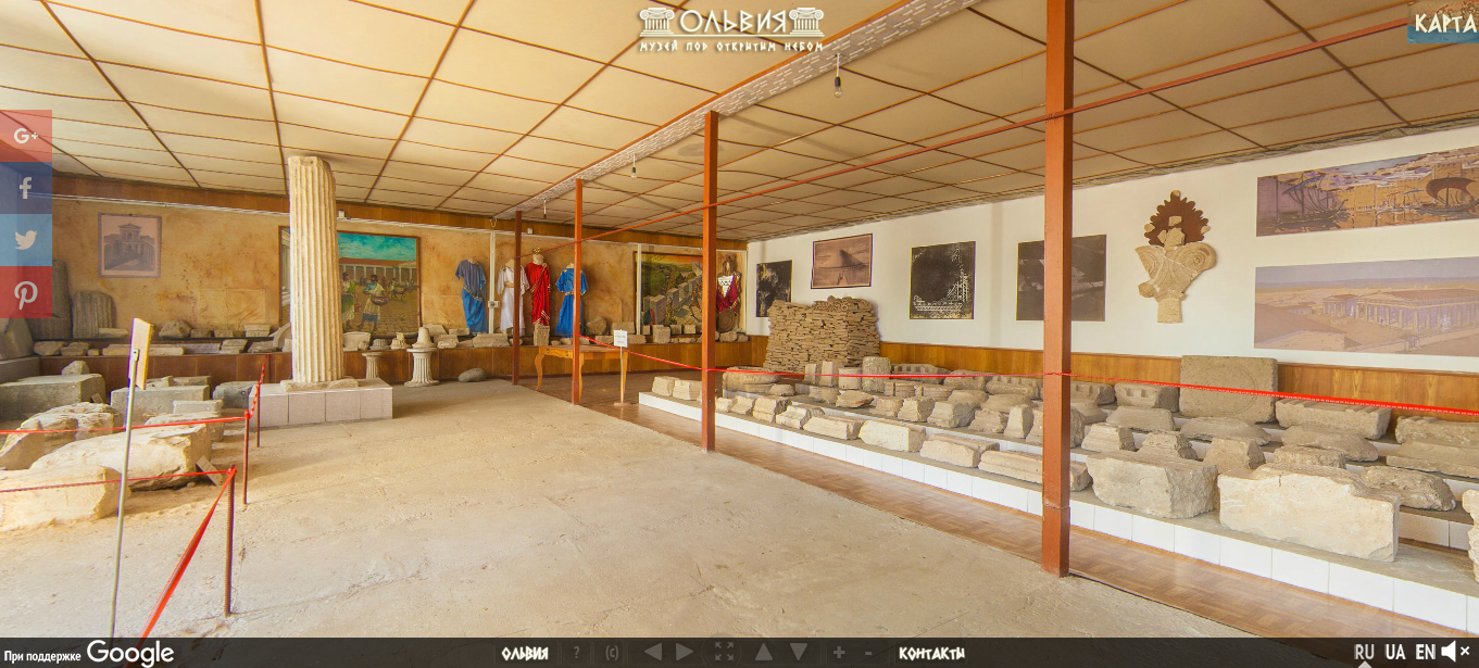 Google запустив віртуальний тур стародавньою Ольвією
