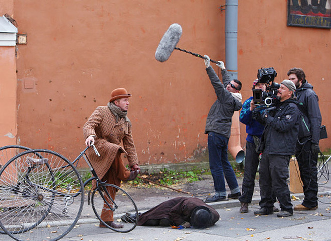 Зйомки серіалу «Шерлок Холмс» у Петербурзі