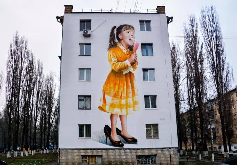Прекрасное рядом: 25 самых красивых и популярных муралов в Киеве